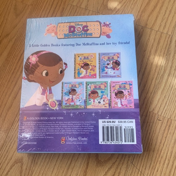 Disney Doc McStuffins Little Golden Book Library Set 5 Book Boxed Set New - Picture 5 of 8